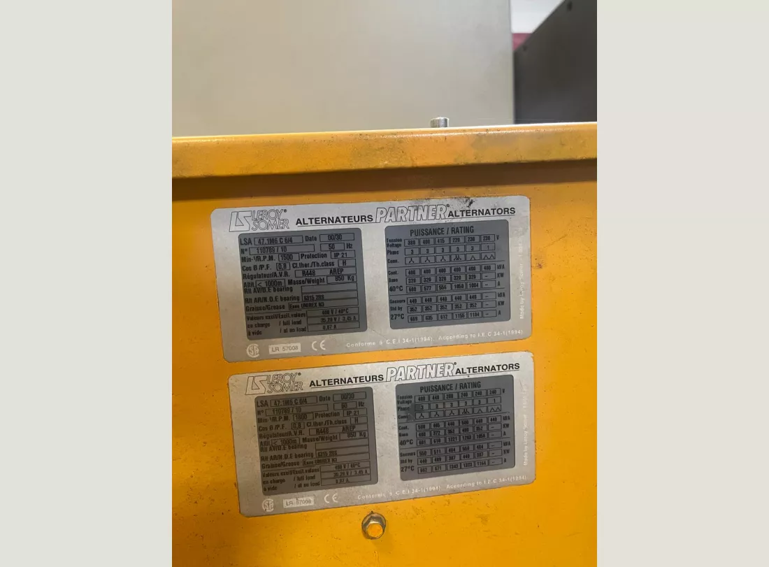 Generator set 400KVA 7