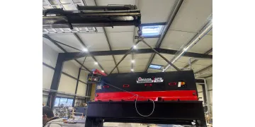 Departure from our workshop Shear, Folder reconditioned by the GMO team