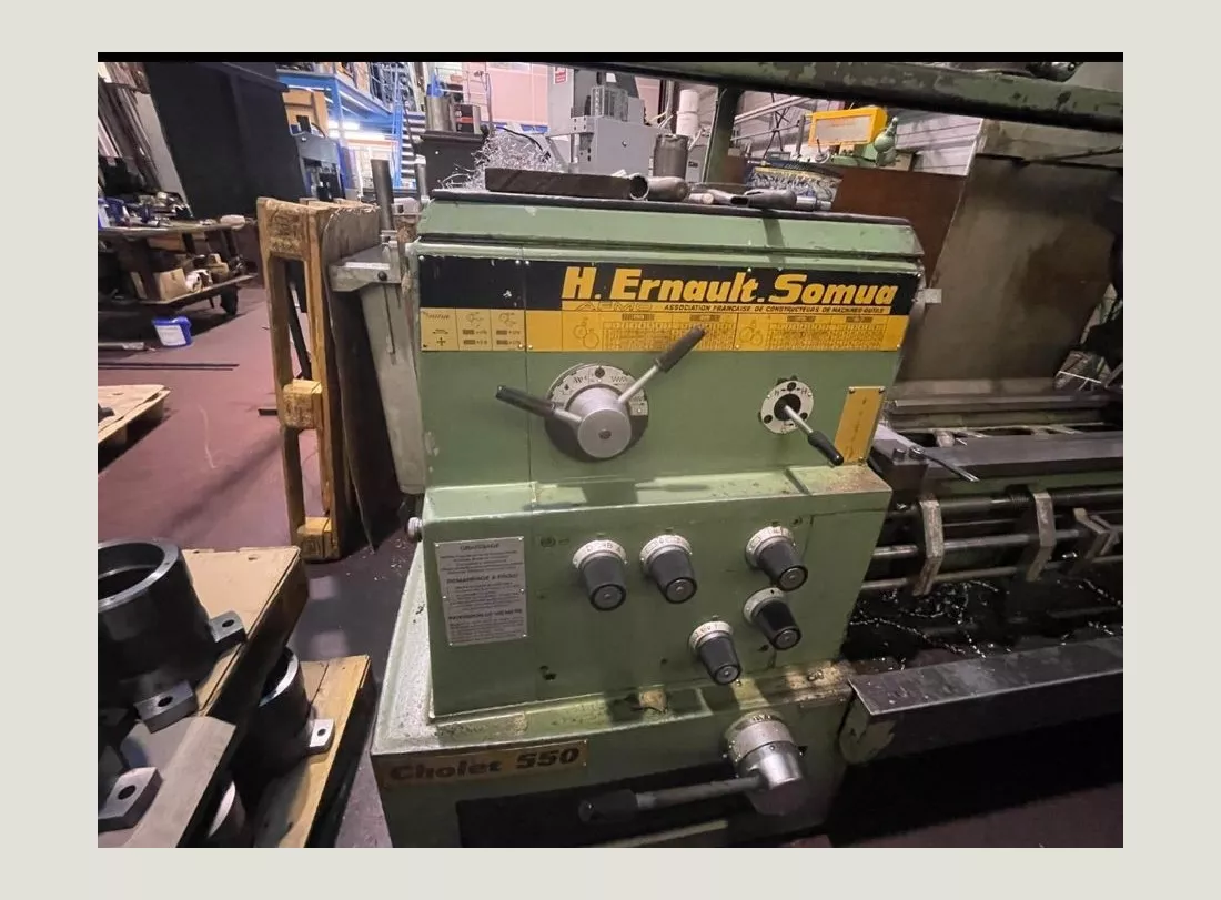 Lathe  ERNAULT CHOLET 550 2