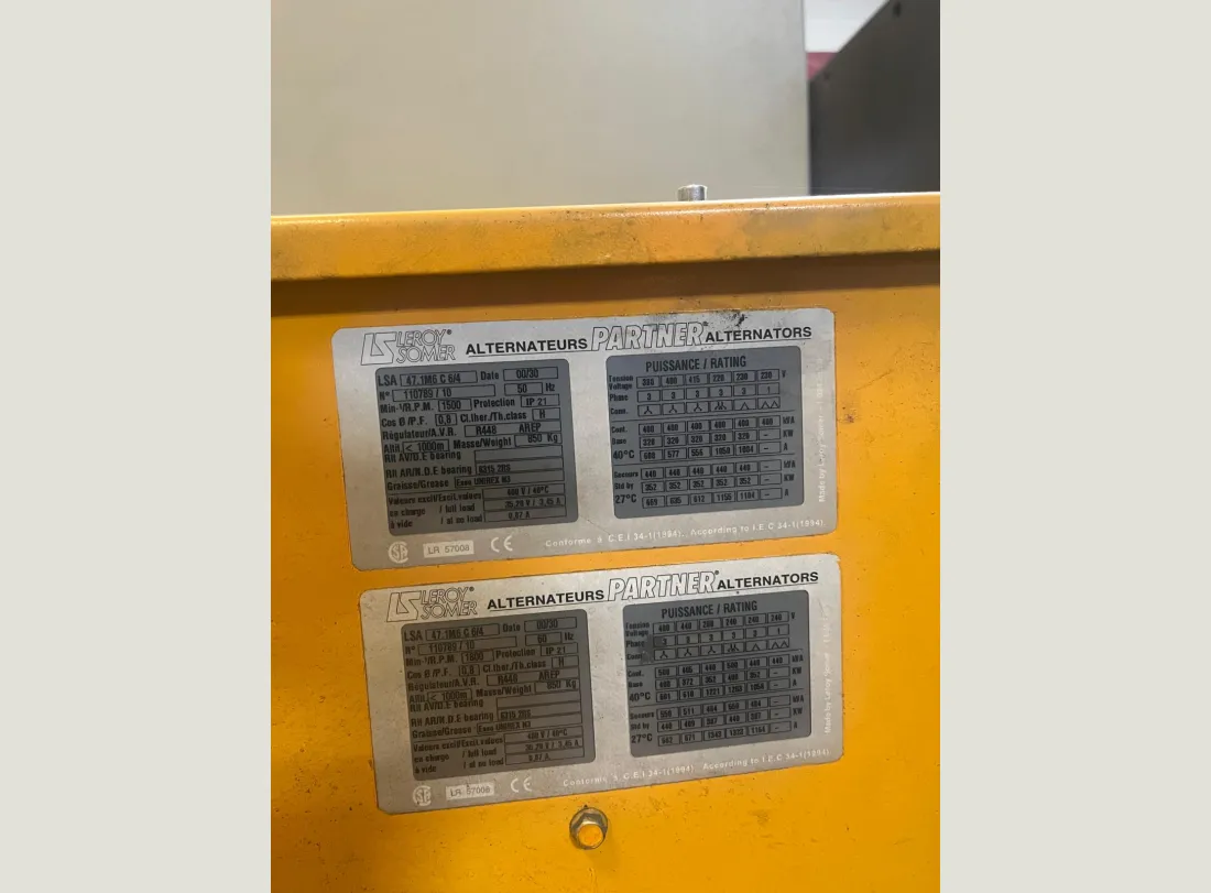 Generator set 400KVA 7