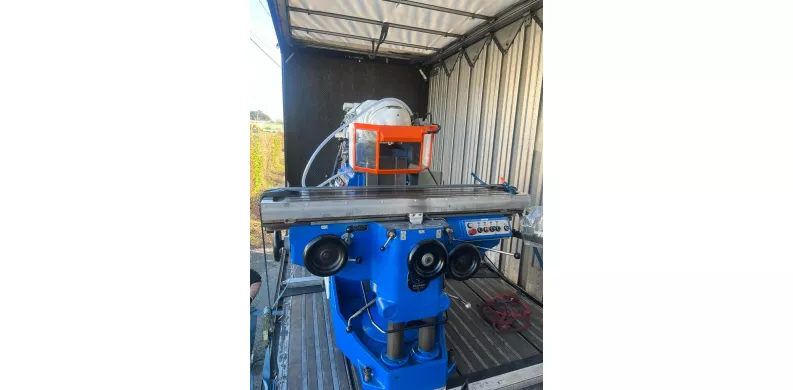Departure of the HURON milling machine