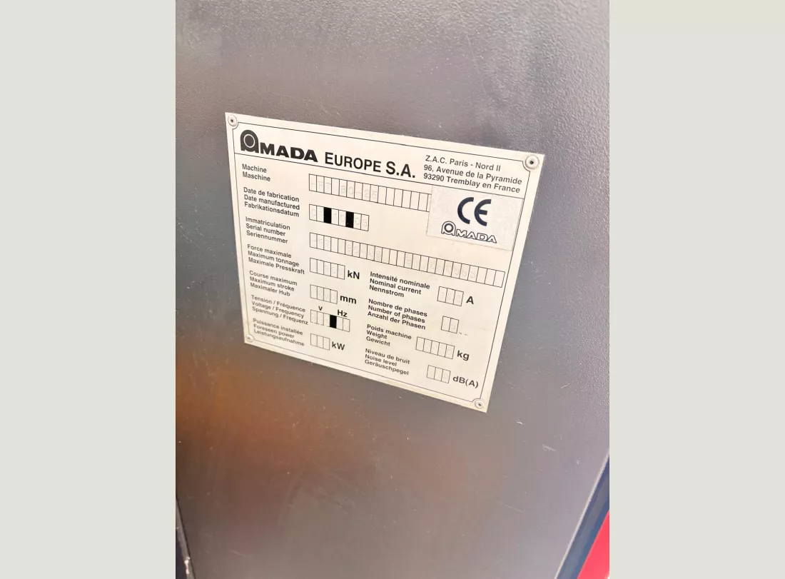 Press Brake  AMADA HFT  2500 x 80T 6