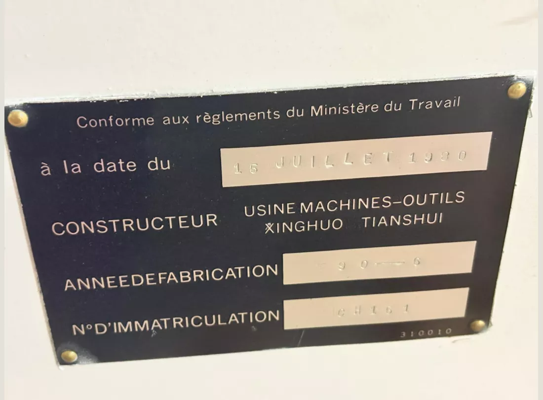 Lathe ERNAULT CHOLET 550 6