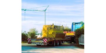 Departure of a COLLY 4000x10 Shear