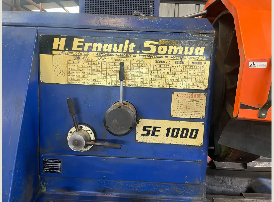 Lathe horizontal H.Ernault Somua SE1000 9