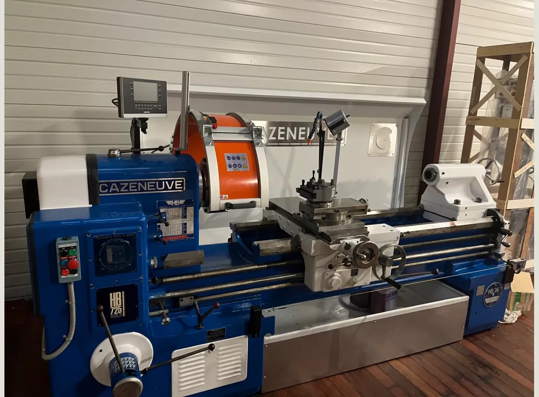 Lathe CAZENEUVE HB 725 x 1500 with Rompu 2